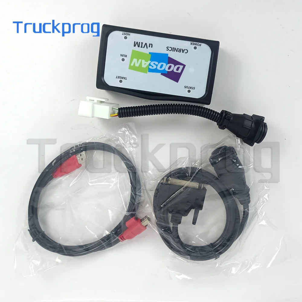 for Doosan uVIM DMS-5 Version Communication Interface for Excavator Heavy Industry Engine System ECU Diagnostic Tool