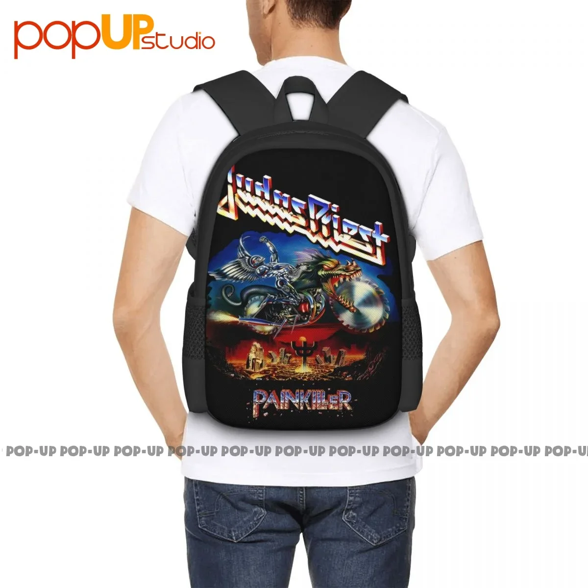 Judas Priest-Sac à dos anti-douleur 1990, grande capacité, sac de plage tendance, sac à provisions multifonction