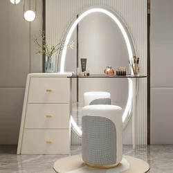 Desk Organizer Mobile Dressing Table Bedroom Luxury Storage Bed Side Vanity Chair Nordic Modern Tocador De Maquillaje Furniture