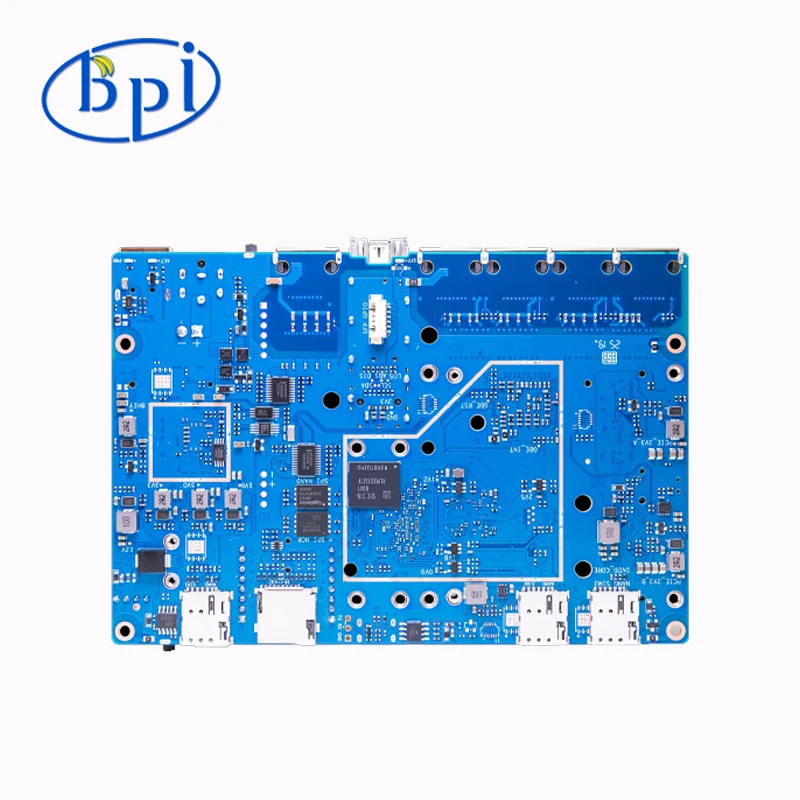 Banana Pi BPI-R4 Lite MT7987 Quad-core Arm Cortex-A53, 2 Go DDR4 8 Go eMMC Flash intégré, prise en charge M.2 pour module 4G/5G