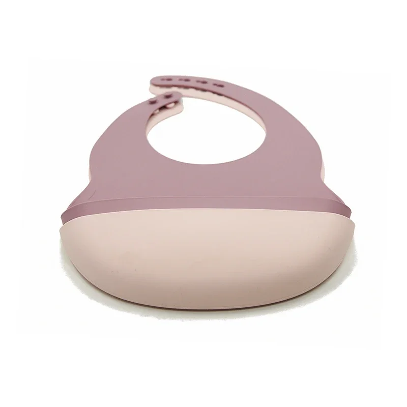 Ensemble de bavoir en silicone imprimé personnalisé pour bébé, sans BPA, qualité alimentaire, imperméable, coloré, alimentation des enfants