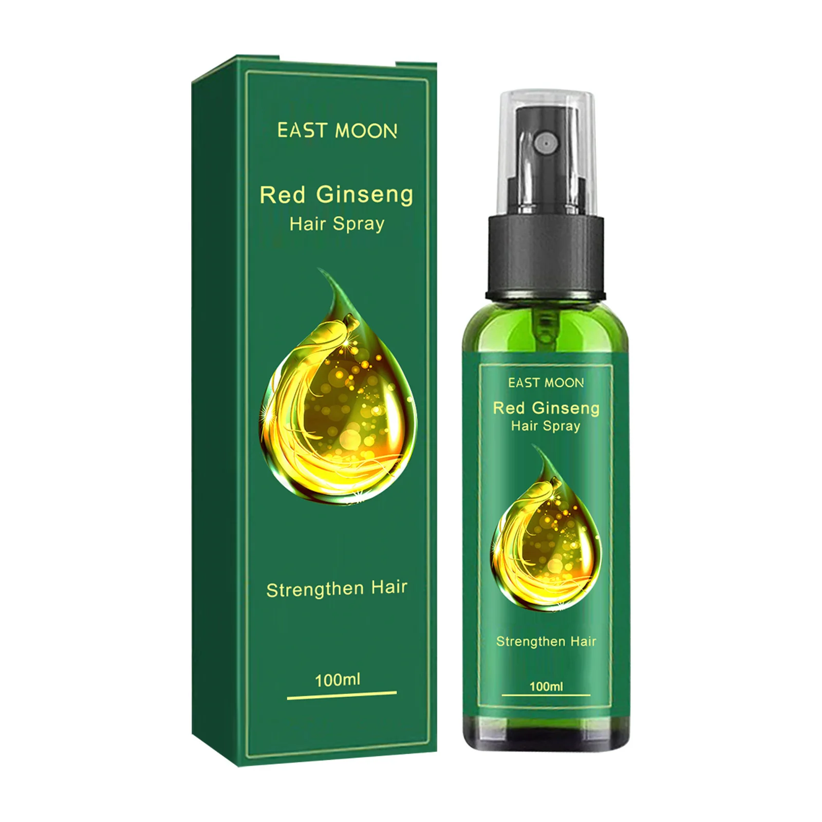 Hair Growth Serum Spray Red Ginseng Repair Baldness Thinning Scalp Treatment Thicken Moisturizing Nourish Anti Hair Loss Essence