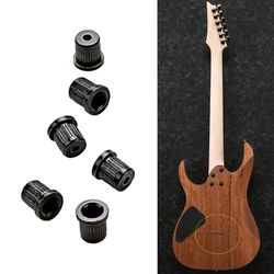 6 Pcs Guitar Ferrules Guitar String Caps Mounting Buckle Through Body Ferrules Electric Guitar Replacement Parts 69HD