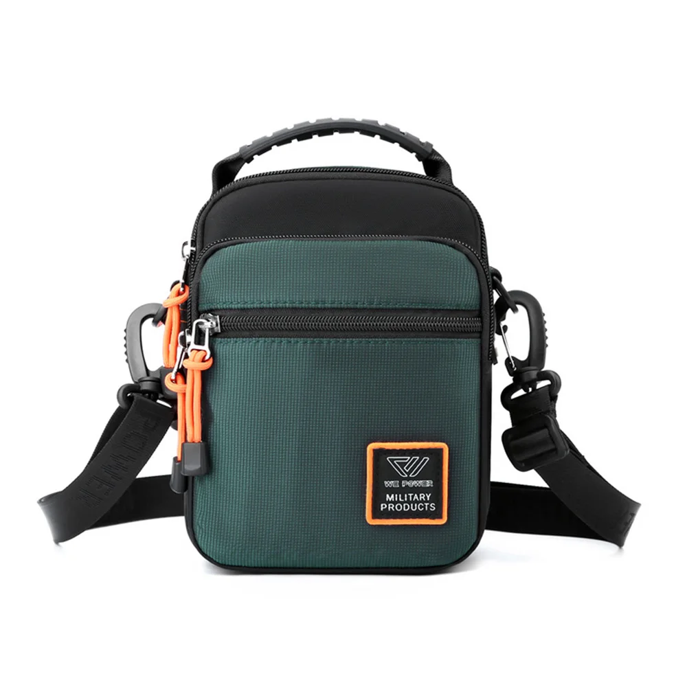 Männer Cross Body Schulter Top Griff Tasche Tasche Klappe Nylon Militär mode männlich kleine Schlinge Umhängetaschen Mini Handtasche – Detail 11