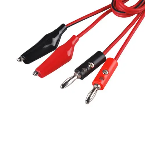 4mm Banana Plug to Alligator Clip Test Red Black Leads Crocodile Clip Lab Test Cable for Electrical Multimer Testing