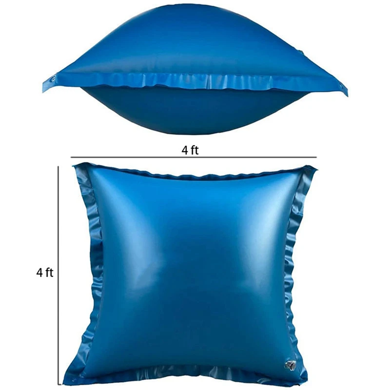 Almohada de piscina de invierno ultragruesa sobre el suelo, equalizador de hielo resistente al frío, almohada de aire, Kit de cierre de piscina de invierno