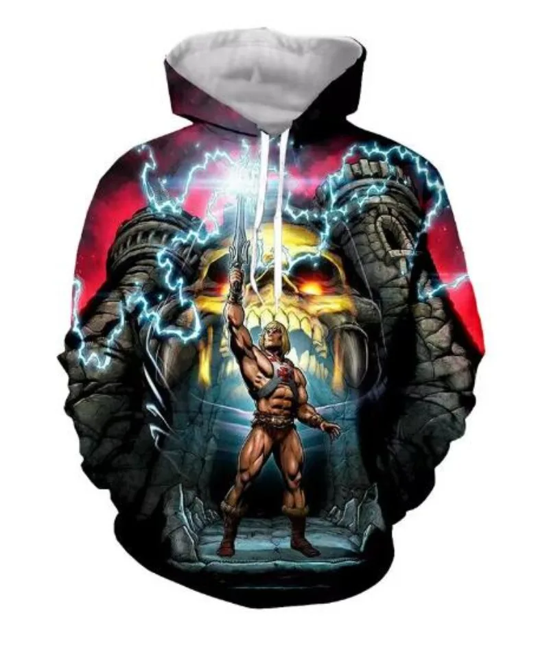 

New Fashion Women/Men's He Man And The Masters of Universe 3D Print Hoodies Hooded Sweatshirts Harajuku Hoodie Sweatshirts Tops