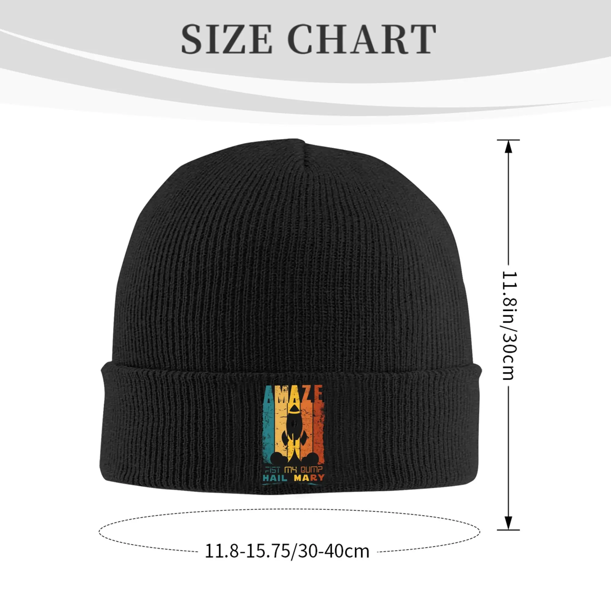 PROJECT HAIL MARY  Hat Autumn Winter Beanies Baggy Si Fi Cap Men Women Acrylic Bonnet