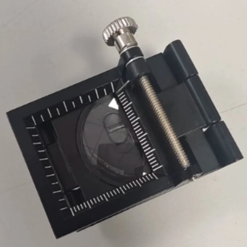 60X Folding Fabric Magnifier with Scale Cloth Weft Warp Density Counter Printed Textile Inspection Loupe
