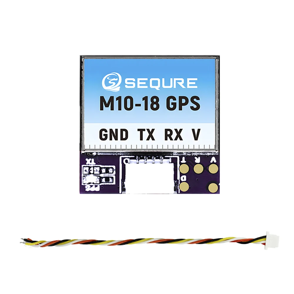 SEQURE M10-12 / M10-18 / M10-25Q M10 GPS Small Size Fast Positioning INVA BF Fixed-wing Racing Drone FPV Return QMC5883L Compass