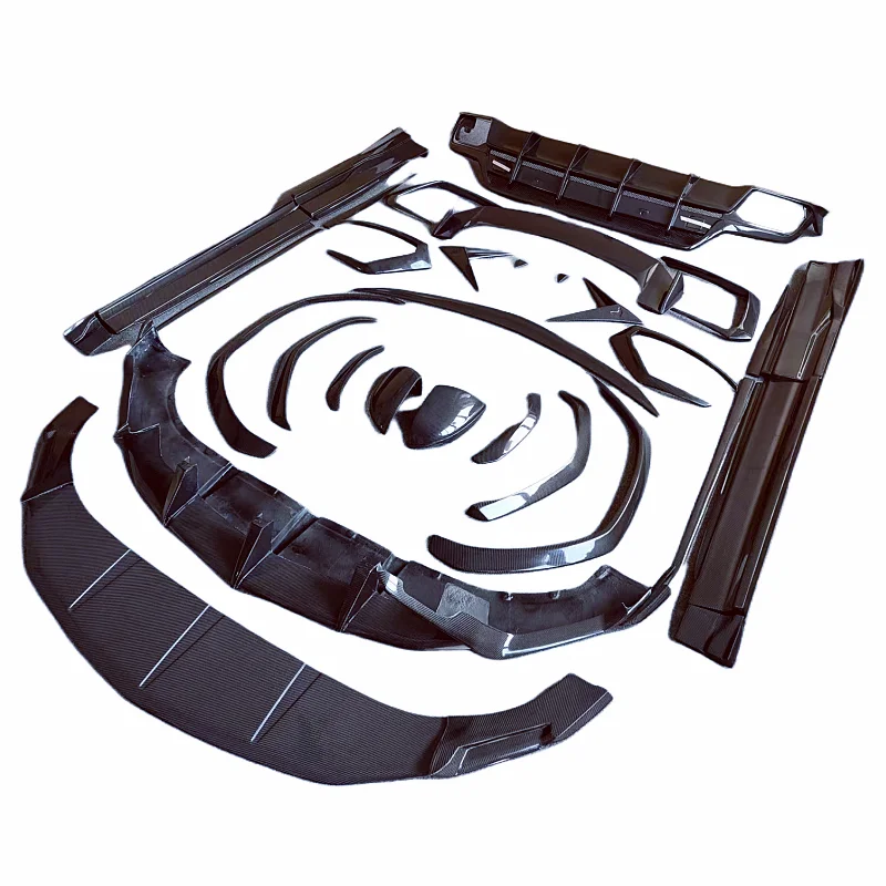 

Carbon Package Side Skirt Front bar Edge Rear Diffuser Rear Spoiler Mirror Housing for Lambor Urus TC Style