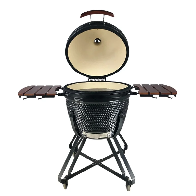 KIMSTONE Classic Extra Large Size XL XXL 26 inch ceramic Black Big Egg Bbq Grill Bbq Griller Kamado Grills