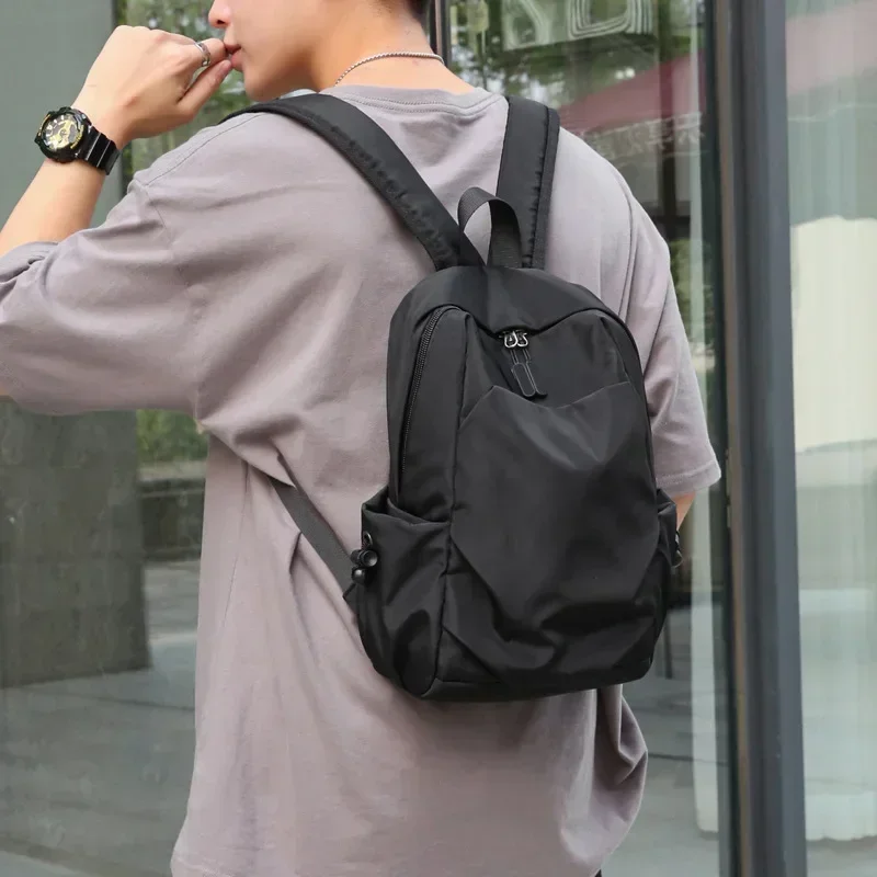 BBA001 Backpack Fashion Small Black Shoulder School Bag for Man 2023 Canvas Designer Waterproof Sports