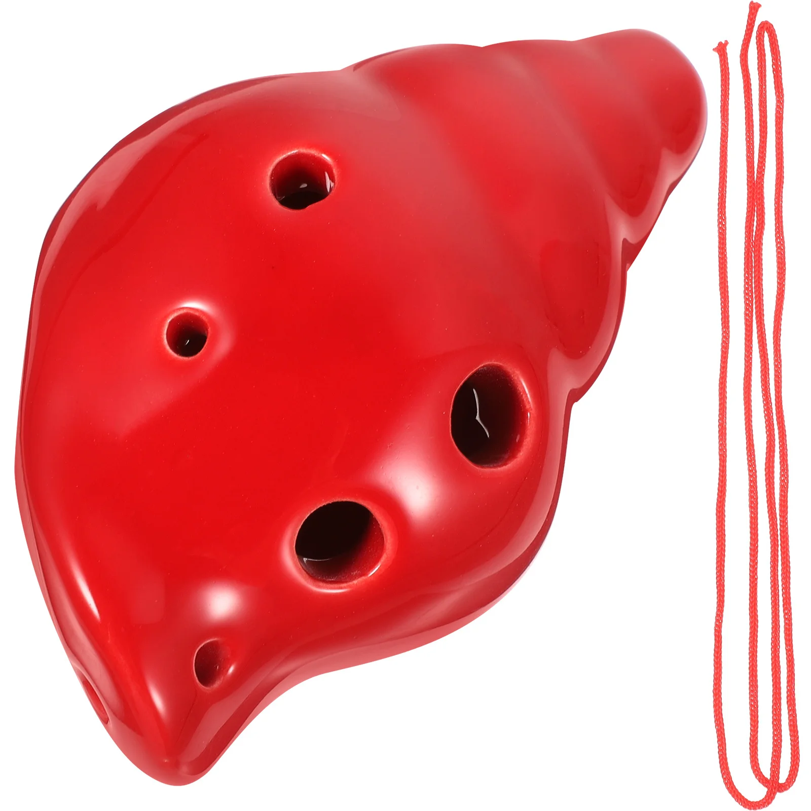 Professional 6-Hole Ocarina Ceramic Instrument Beginner Friendly Exquisite Craftsmanship Portable Convenient to Carry