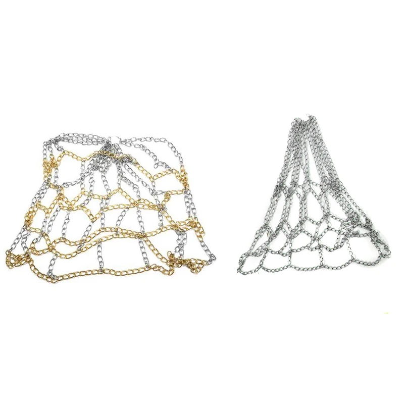 

Sport Iron Chain Basketball Net Outdoor 12 Loops Standard Heavy Duty Basketball Goal Replacement Net