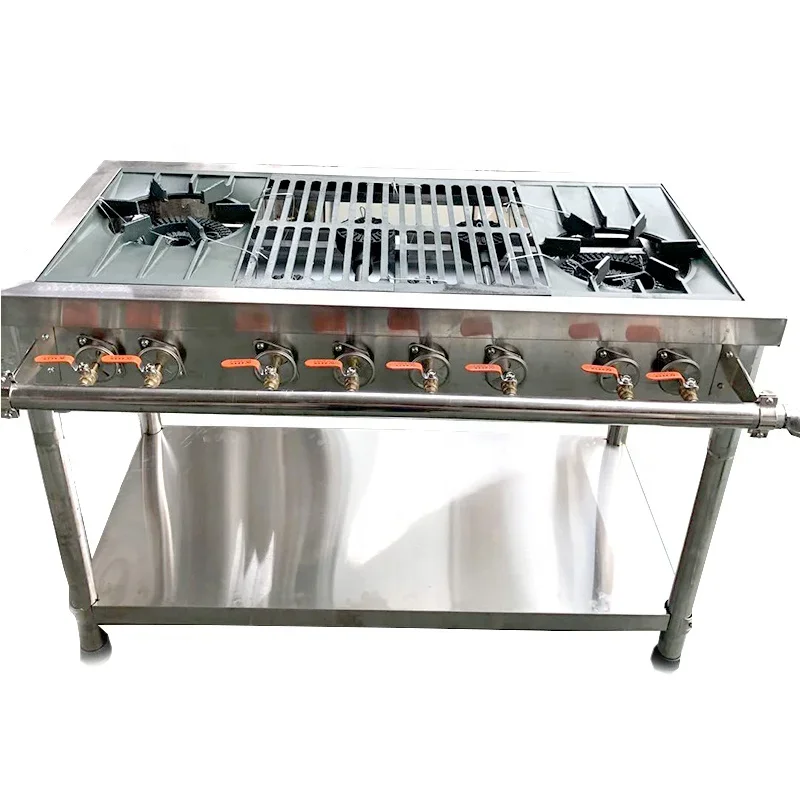 Kitchen Professional Supplier Gas Stove 3 Burner Commercial Restaurant Equipment Gas Wok Stove