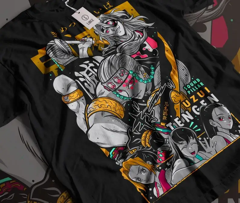 

Anime retro T-shirt, 100% cotton, all sizes for men and women Comic lovers