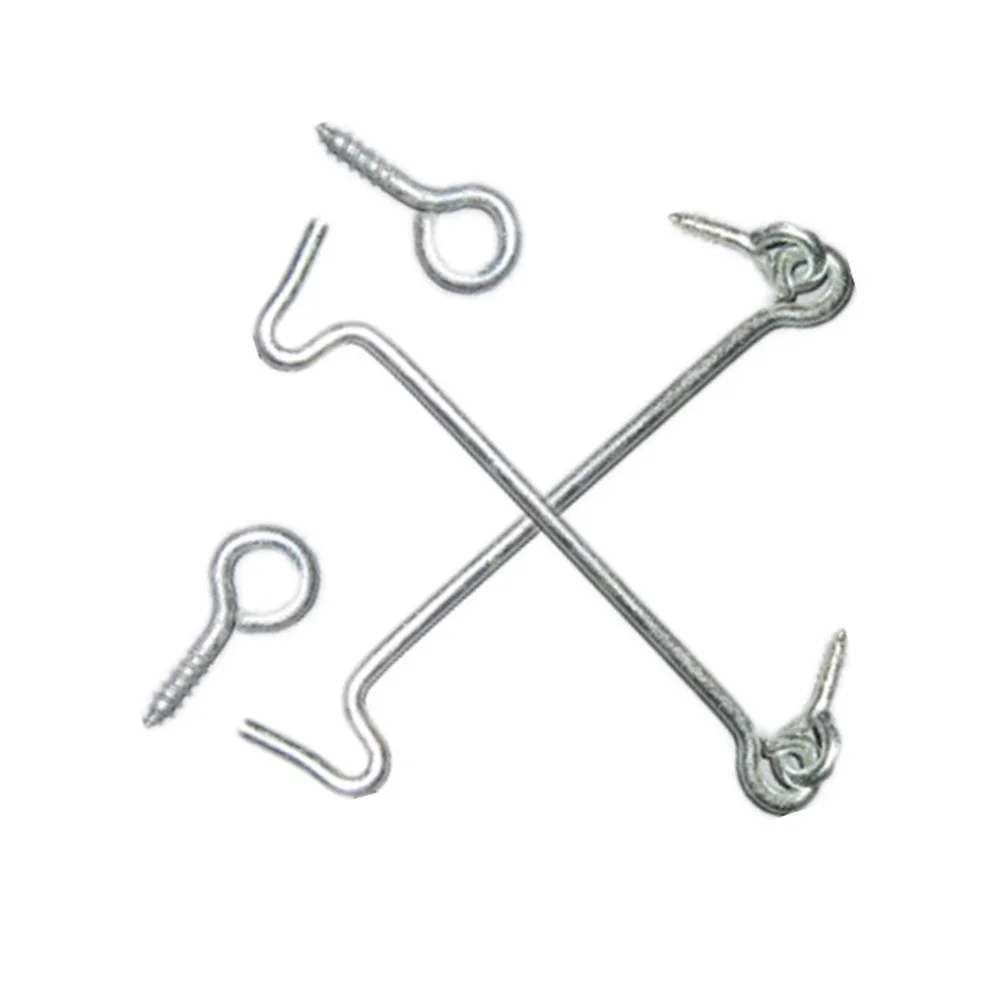 

Window Hook Heavy Duty Steel Zinc Coated Rust Resistant For Window Brace Latch Cabin Lock Shed Catch Holders