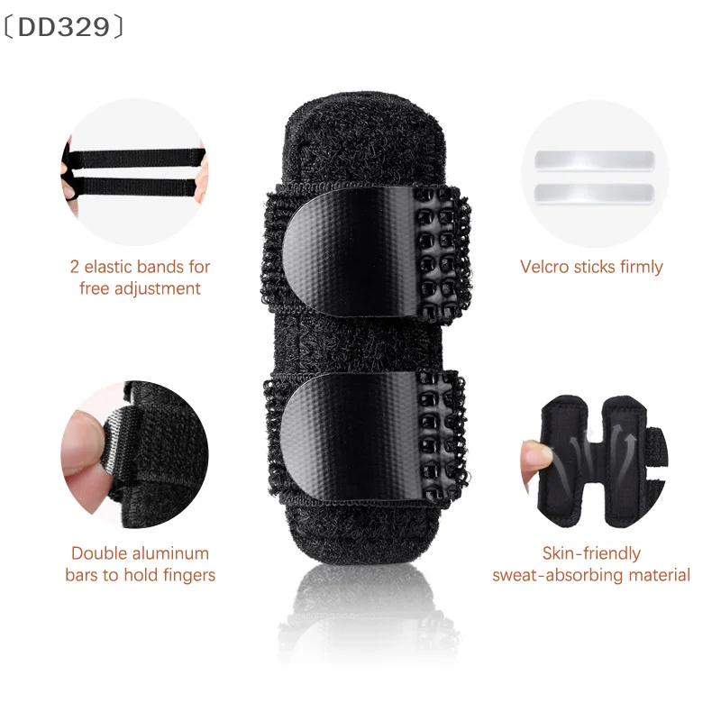 〔DD329〕Pain Relief Trigger Finger Fixing Splint Straighten Brace  Sprain Dislocation Fracture Finger Splint Corrector Support