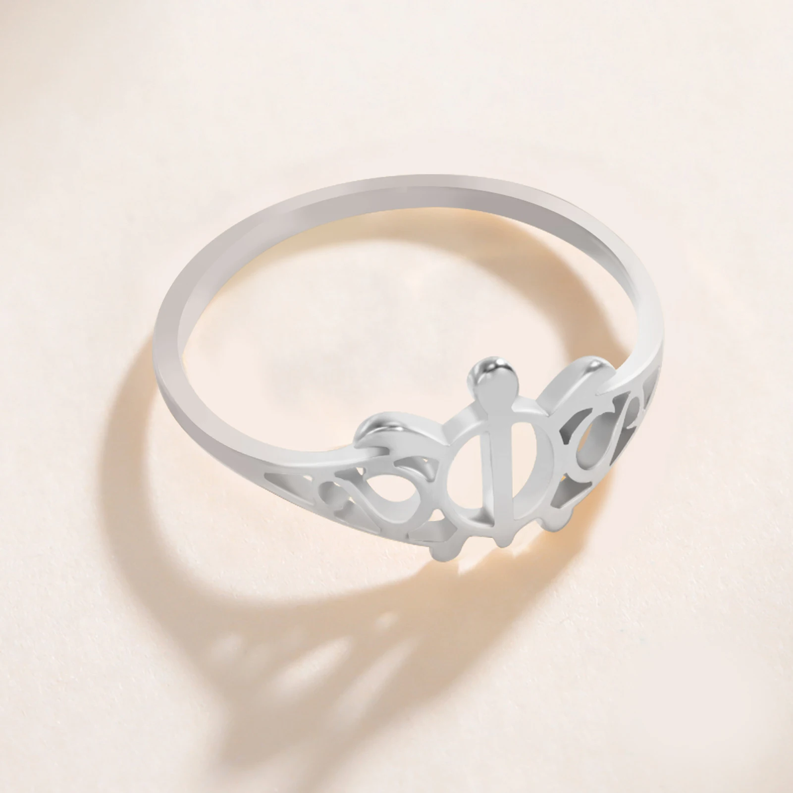 COOLTIME Meeres schildkröten ring für Frauen Männer Edelstahl Meeres tier Fingerringe Ozean Surfer Modeschmuck Strand party Geschenk – Detail 5