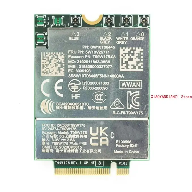 

T99W175 4G WWAN MODULE CARD CARD Easy Установка 5W10V25771 для T14S X13