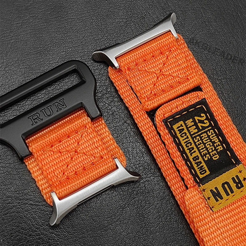 Удобный нейлоновый спортивный ремешок для Samsung Galaxy Watch Ultra 47 мм, сменный ремешок для Galaxy Ultra 47 мм, аксессуары для часов