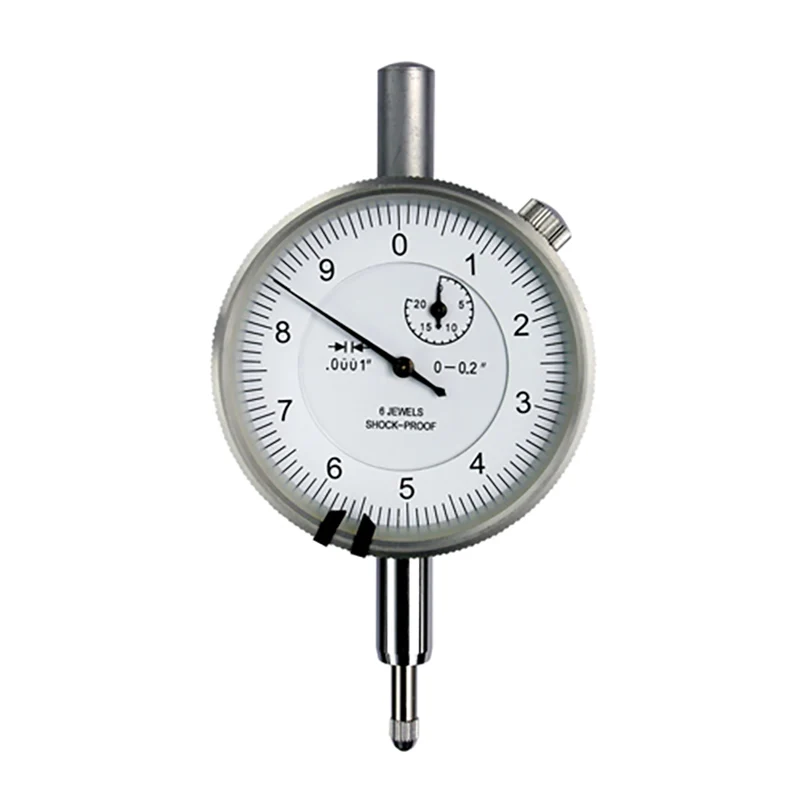 Inch High Accuracy Dial Indicator Range 0-0.05 Inch with 0.0001 Inch Resolution Gauge
