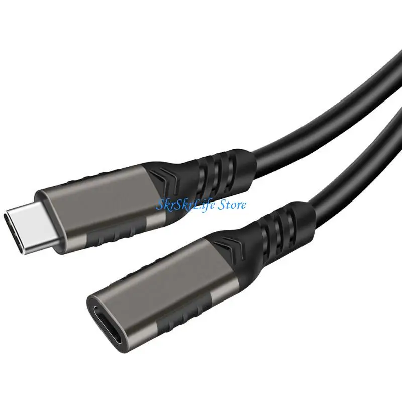 e65e USB typec to typec cable pd100w شحن سريع 5A شاحن سريع usb c cable
