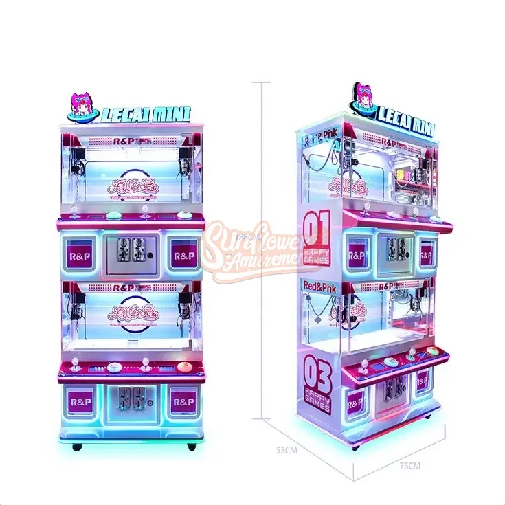 Arcade Game Claw Machine Store 4 Player Claw Machine Prize Zone Mini Super Crane Skill Tester Claw Machine