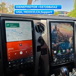 14.4 Inch Android 13 128GB For Ford F150 Raptor 2009-2014 Tesla Style Car GPS Navigation Multimedia Player Radio Tape Head Unit