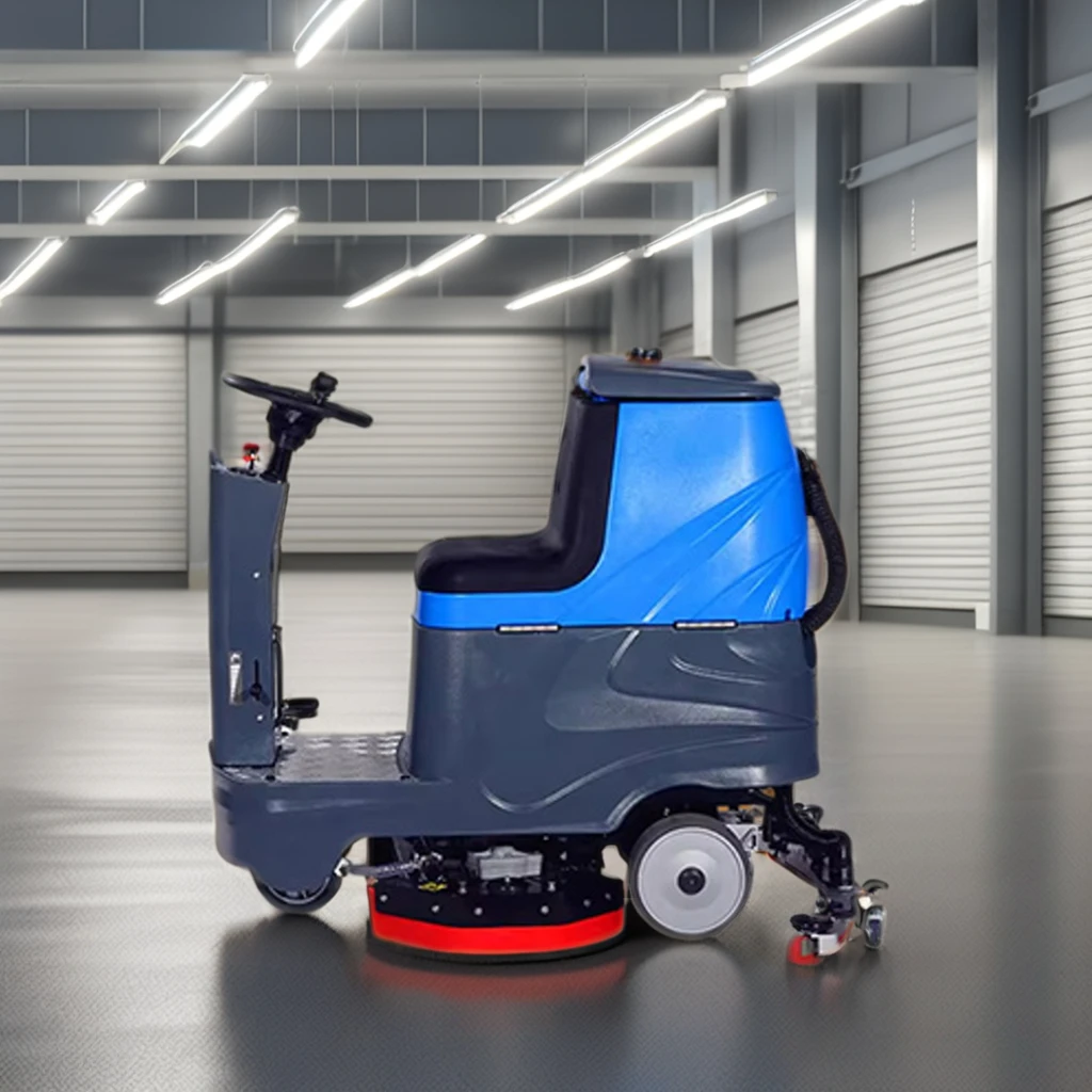 

Factory Direct Mini Intelligent Ride On Floor Scrubber for Hotel Shop Electric Low Price Fregadora Eléctrica