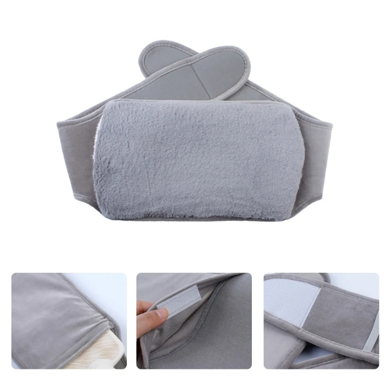 Hot Water Bottle,Warm Water Bag PVC Hot Water Soft Plush Hand/Waist Warm Cover Winter Hot Water Bag Gift Dropship