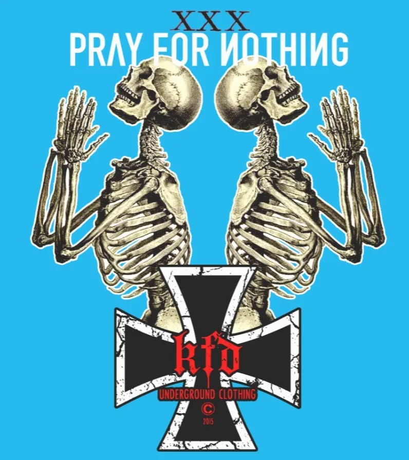 Unique Skeletons Praying T-Shirt. Summer Cotton O-Neck Short Sleeve Mens T Shirt New S-3XL
