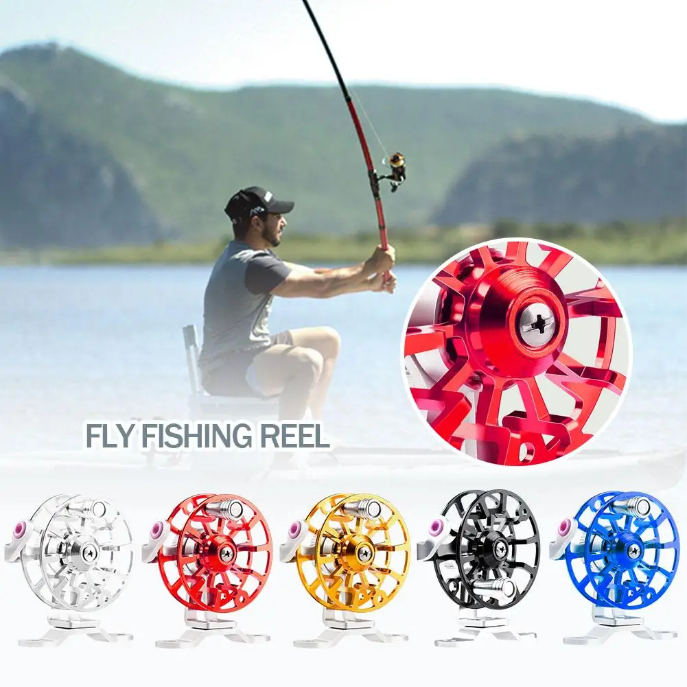 New All Metal Fishing Reel Upgrade Base Lightweight Mini Fly Wheel Fishing Tackle For Trout Pike Fishing Accessories U9P4