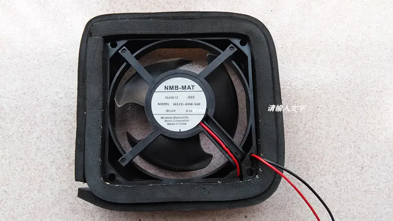 Original For NMB 3612JL-04W-S40 12V 0.3A 9cm Refrigerator cooling fan