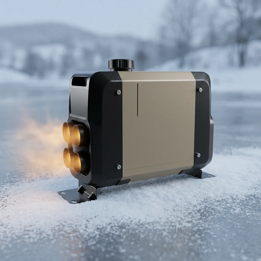 New Easy Carry Installation 12v/24v Plastic Thermostat 5kw Diesel Air Parking Heater 20-48W -40-76 Truck/RV Vertical Design