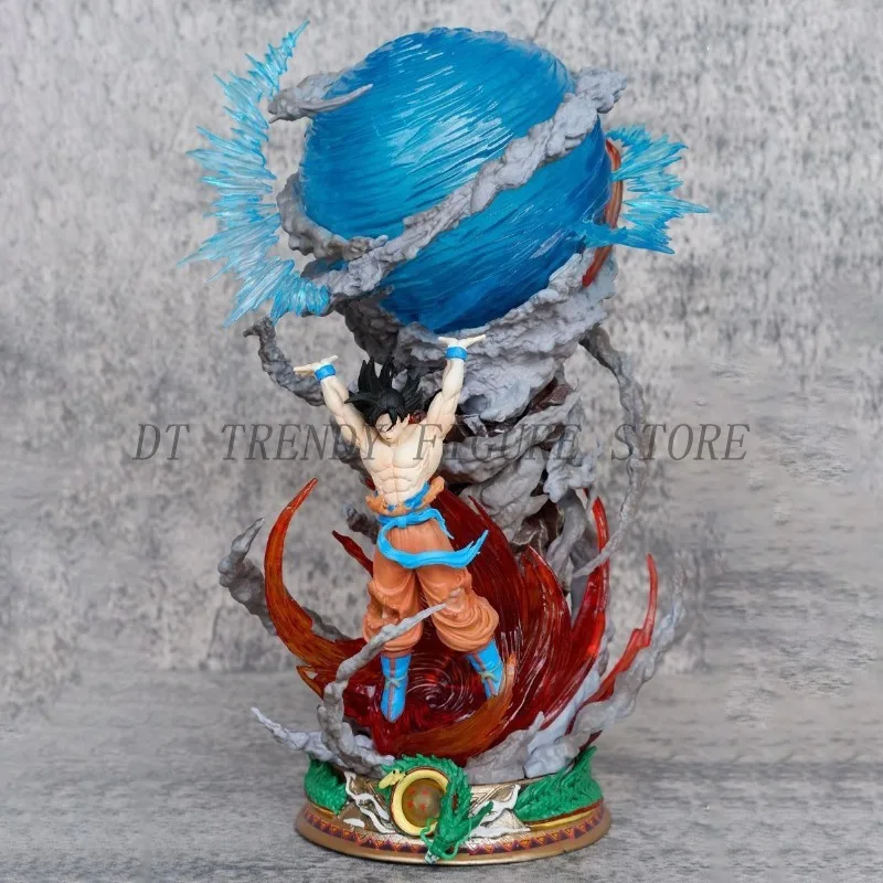 23cm Anime Dragon Ball GK Hunter Series Super Vitality Bullet Son Goku Action Figure PVC Collection Model Ornament Toys For Gift