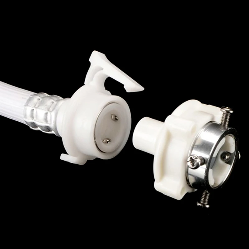 Water Inlet Pipe Adapter 1/4"Male Thread Snap Connector Screw Joint Special For Washing Machine Quick Release Accessories