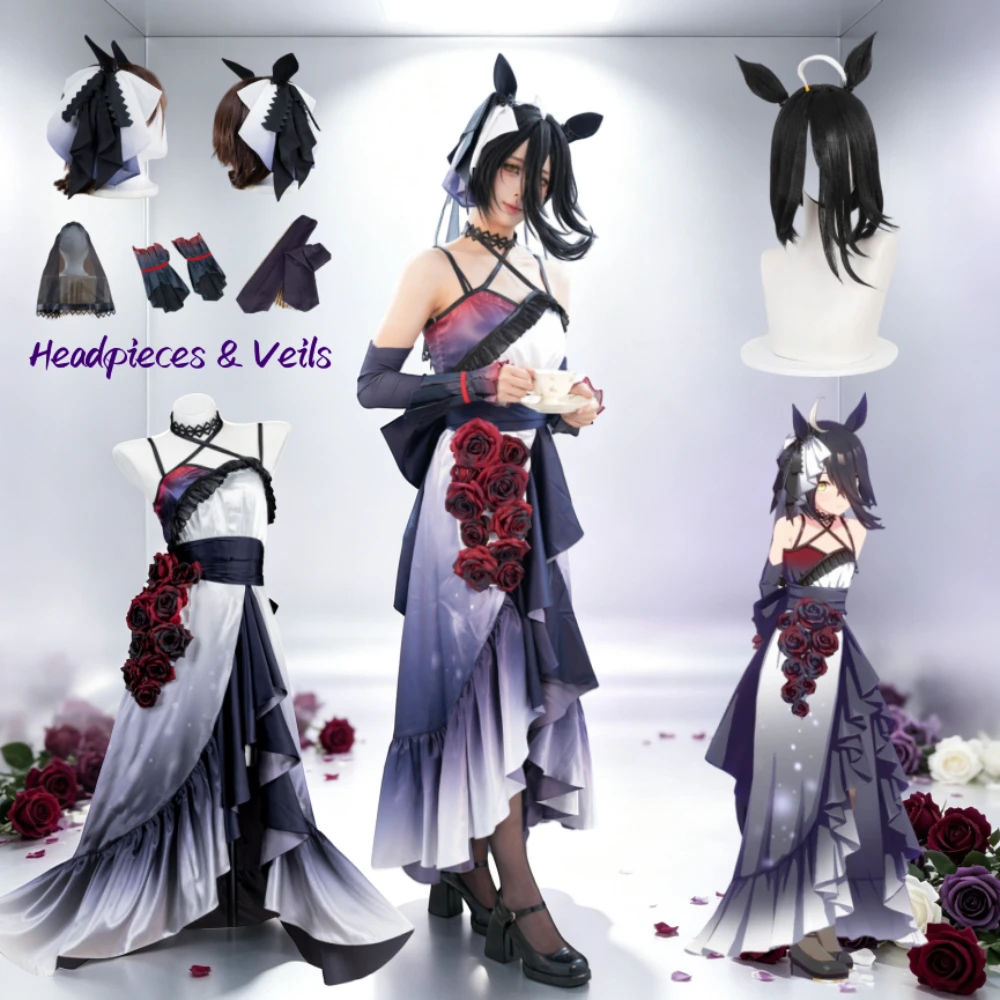 Uma Musume: Pretty Derby Manhattan Cafe Cosplay Costume Exquisite Full Set Headpiece Accessories Role-Play Suit for Comic-Con