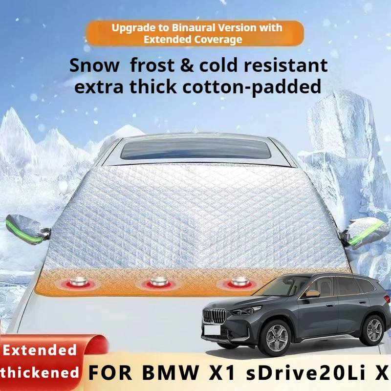 

Thickened Car Now Sunshade Windshield Cover With 5/9 Magnets UV Protection Anti Snow Sunlight For BMW X1 SDrive20Li X