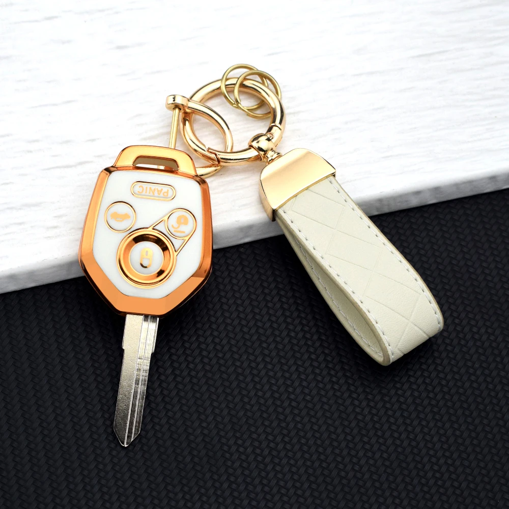 Soft TPU Car Remote Key Cover Fit for Subaru Legacy Tribeca Impreza Forester Xv Soft Shell Fob Protect For Car Keys Keychain - view 5
