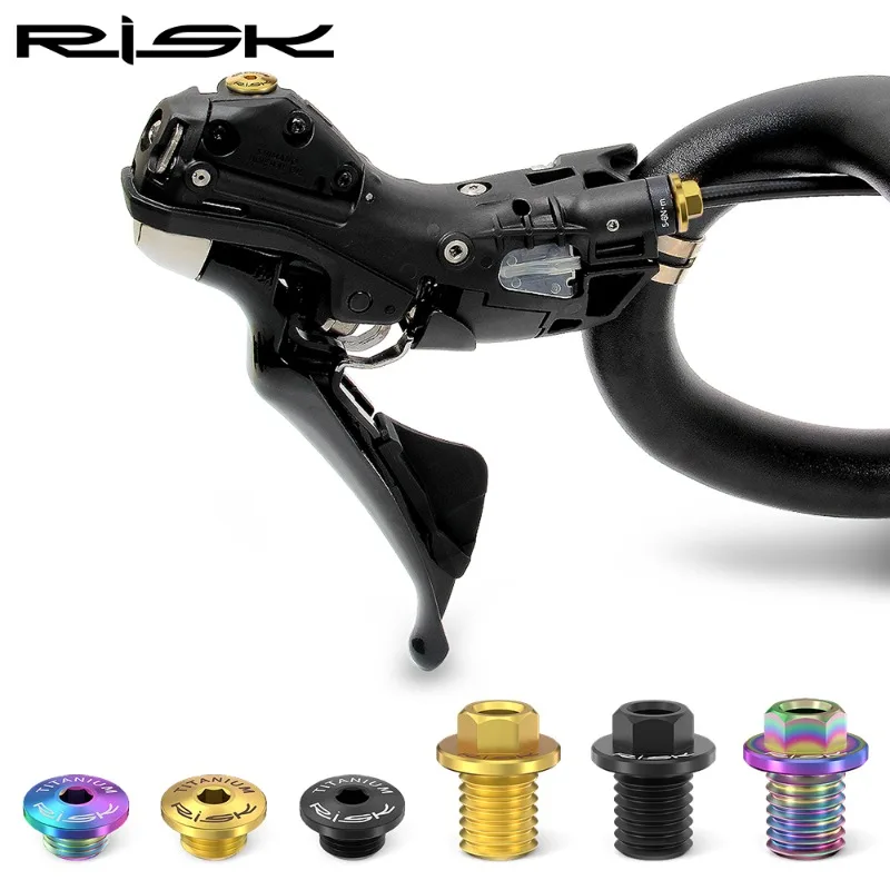 RISK Road bike shifter bolt titanium Screw M7 M9 Road gear lever Fixing bolt For Shimano R7020 R7170 R8020 R8070 R8170 R9270