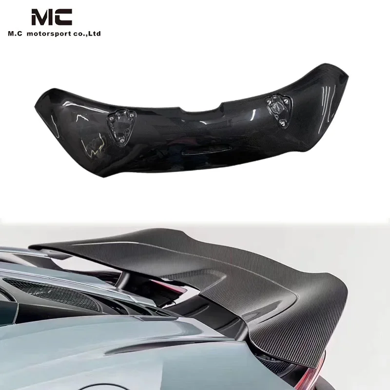 

Carbon fiber V style rear spoiler for Mclaren 720S carbon fiber tail wing for Mclaren 720S carbon fiber tail spoiler