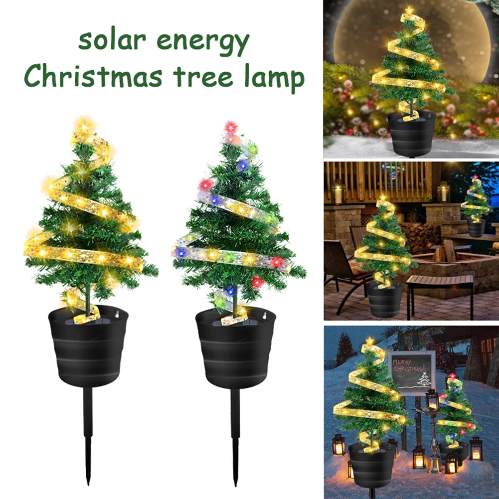 

Solar Christmas Tree Lights Decorations Multifunctional Decorative Lamp For Garden Yard