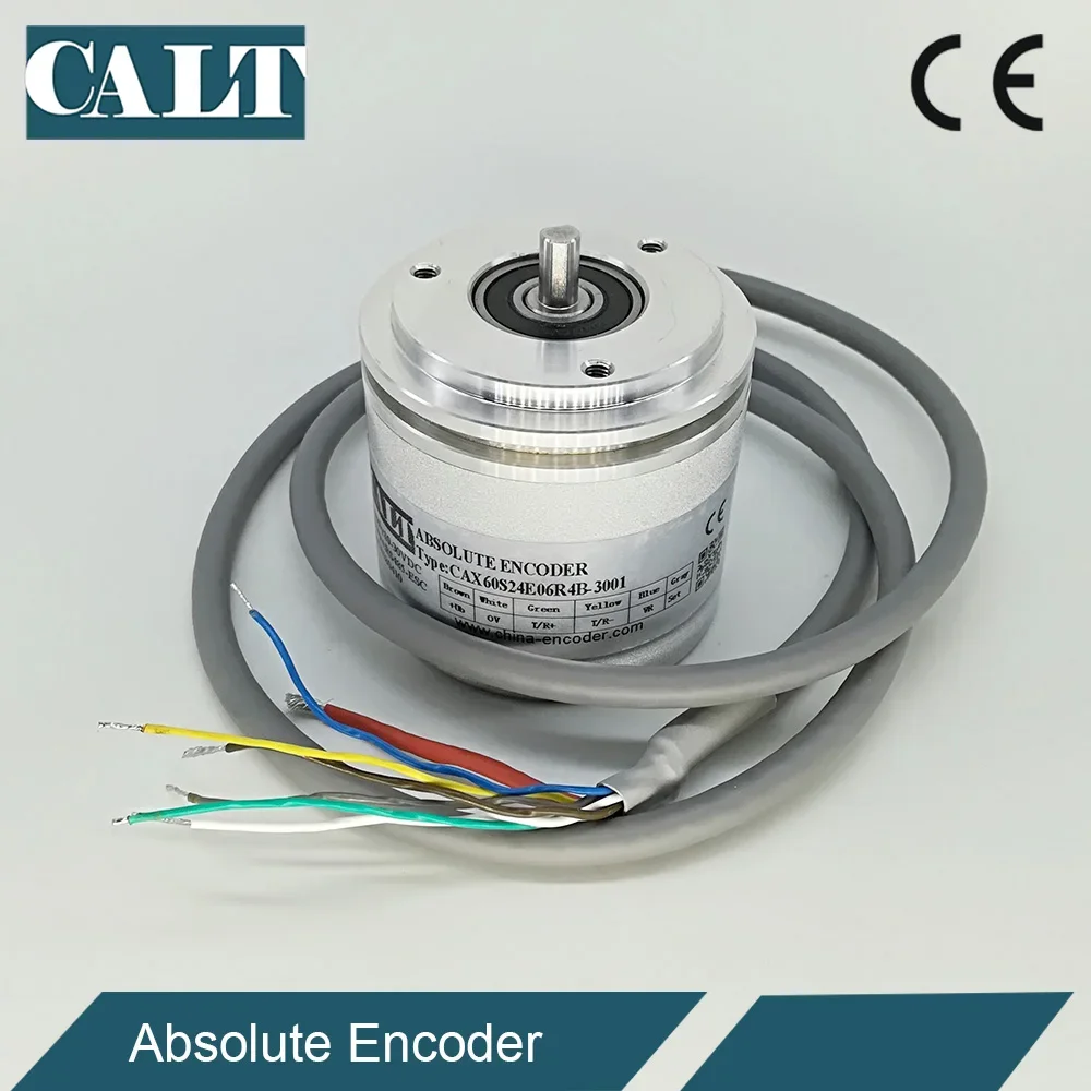 TERSEDIA Encoder Rotary Absolut Multi-turn 6mm Shaft CANOPEN 2.0 Output CAX60S1212E6COB