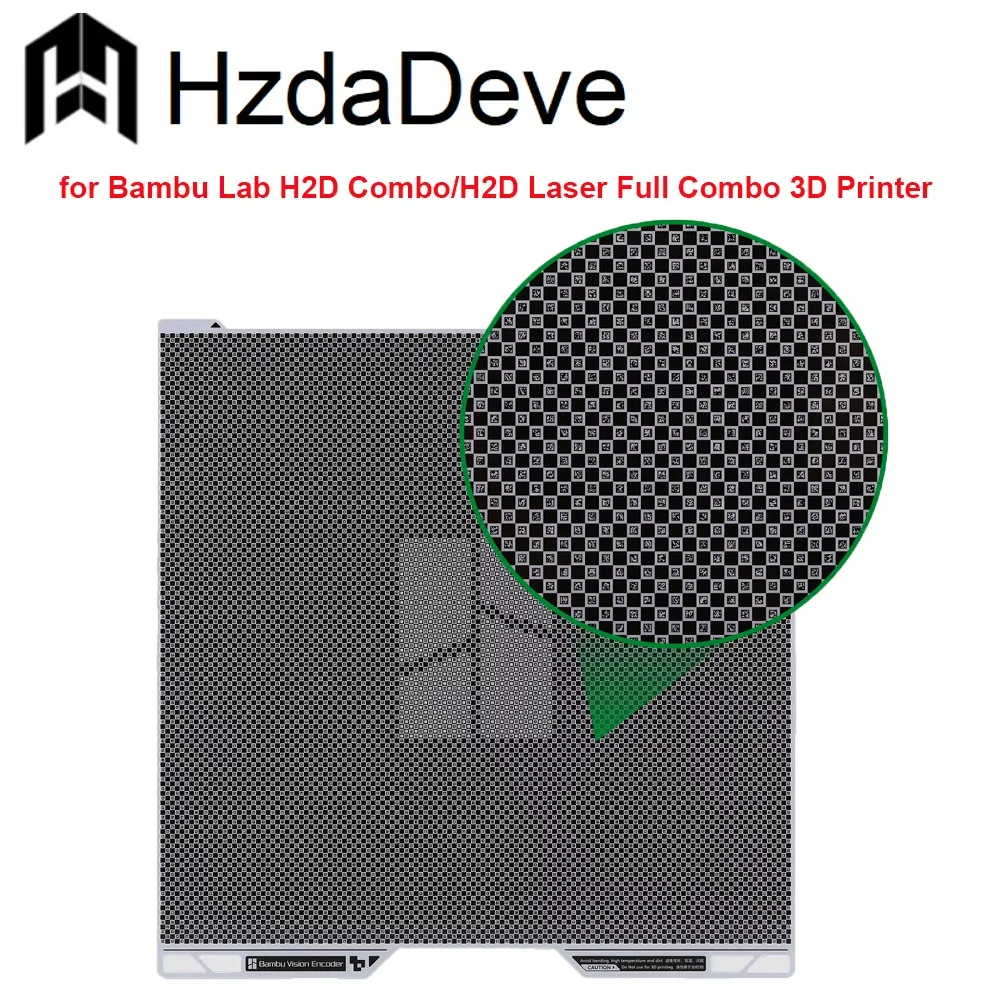 Para bambu lab h2d visão codificador 50μm precisão de movimento ferramenta de calibração avançada acessórios originais para impressora 3d h2d