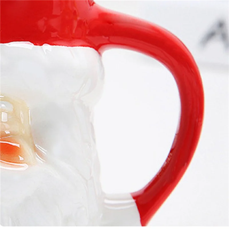 ホットセール-2X 400 ミリリットルマグ漫画かわいいかわいいクリスマスマグ 3D カップミルクコーヒーウォーターカップマグ
