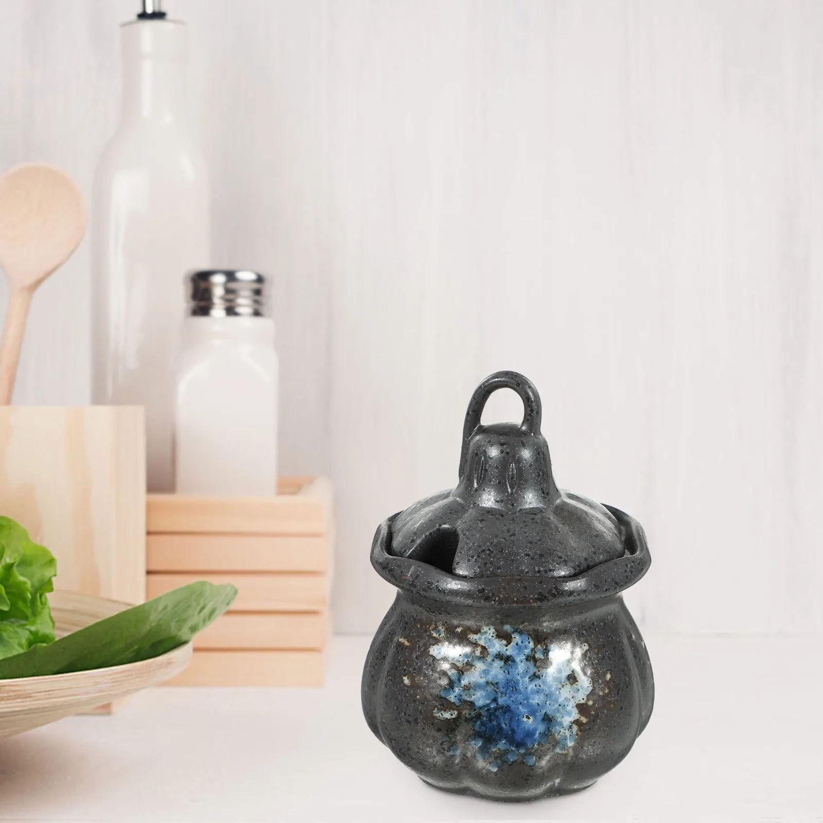 

Ceramic Soy Sauce Jar Japanese Vinegar Pot Kitchen Oil Dispenser Sauce Container Practical Tools Japanese Vinegar Jar