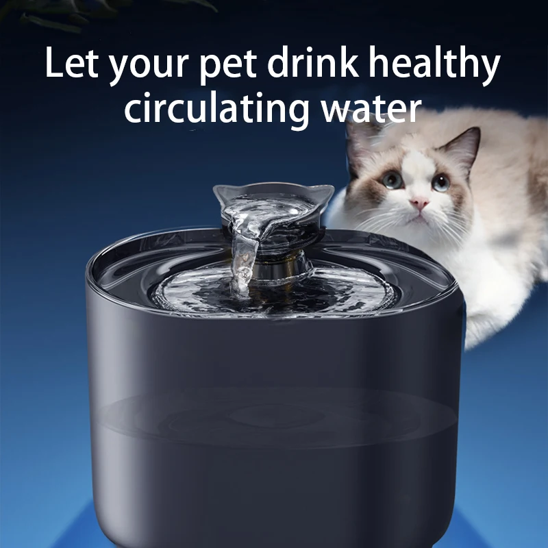 Intelligent Stainless Steel Cat Water Fountain Automatic Drinker For Cats Feeder Pet Water Dispenser Drinking Fountain For Cats