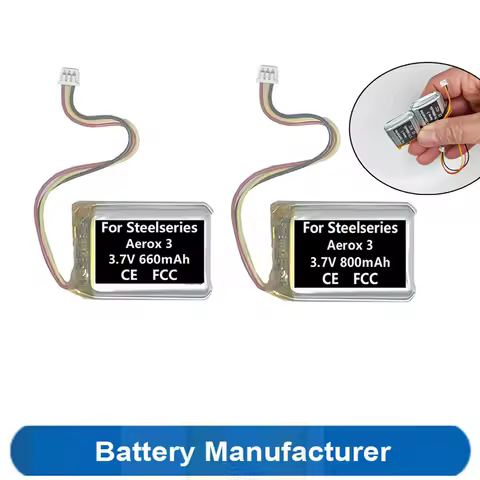 660-800mAh 502436 Battery For Steelseries Aerox 3 Wireless Gaming Mouse